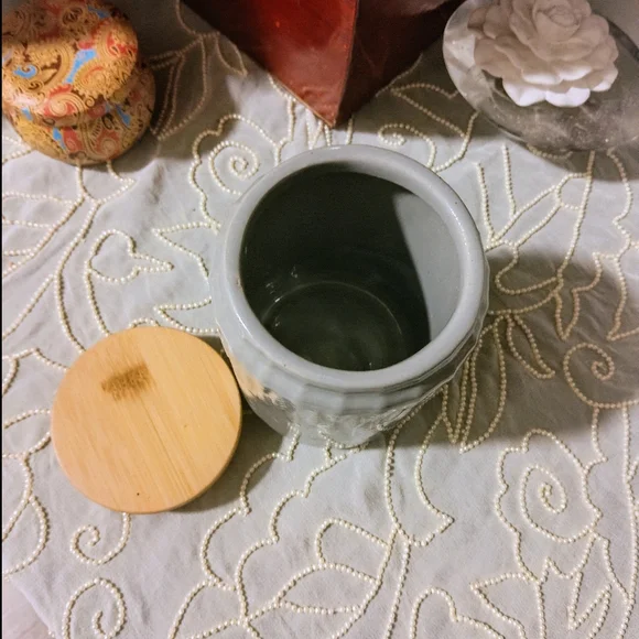 Gray Stoneware Canister - Picture 2 of 5
